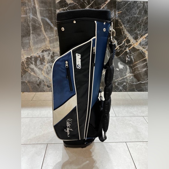 Walter Hagen Blue MS2 Golf Club Bag Blue Black White Golfing PREOWNED USED - Picture 1 of 11